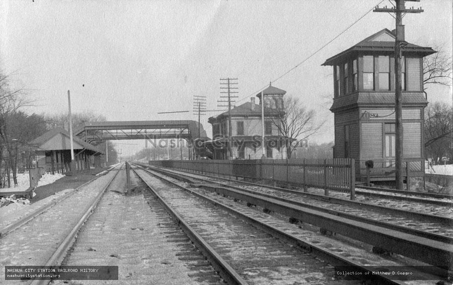 Postcard: Railroad Station, Hazelwood, Massachusetts
